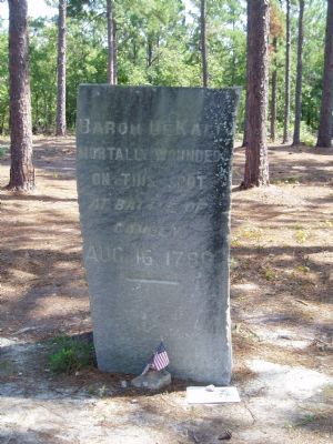 Wounding of Baron DeKalb. Click for full size. Wounding of Baron DeKalb image. Click for full size.