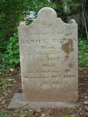In Memory of Daniel Tilton. Click for full size. In Memory of Daniel Tilton image. Click for full size.