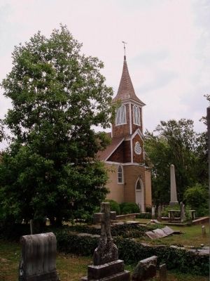 Presbyterian Church where William Hooper was Buried image. Click for full size.