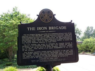 The Iron Brigade Marker image. Click for full size.