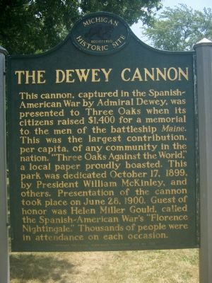 The Dewey Cannon Marker image. Click for full size.