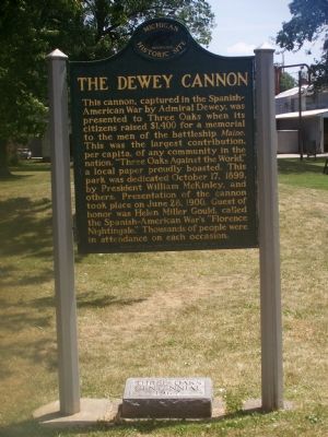 The Dewey Cannon Marker image. Click for full size.
