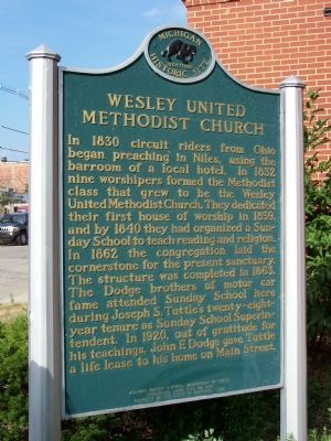 Side One of Wesley United Methodist Church image. Click for full size.