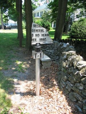 The Remains of the Original Carter Hall Marker image. Click for full size.
