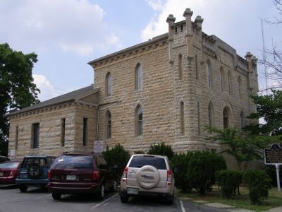 Residence in front, jail in rear.. Click for full size. Residence in front, jail in rear. image. Click for full size.