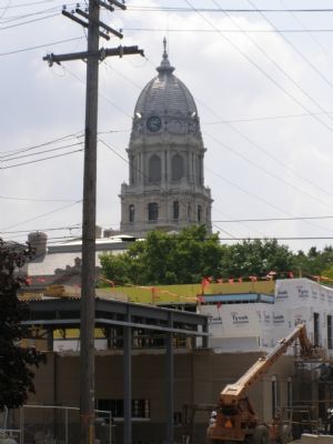 View of County Courthouse from Jail. Click for full size. View of County Courthouse from Jail image. Click for full size.