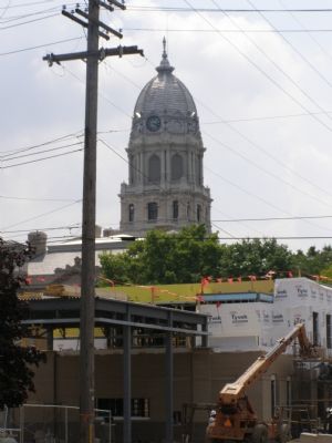 View of County Courthouse from Jail image. Click for full size.