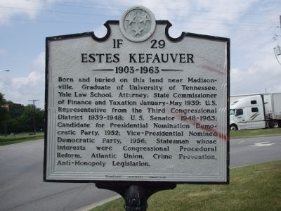 Estes Kefauver Marker image. Click for full size.
