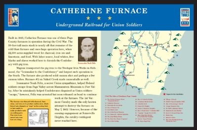 Catherine Furnace Marker image. Click for full size.