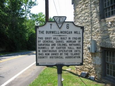 The Burwell-Morgan Mill Marker image. Click for full size.