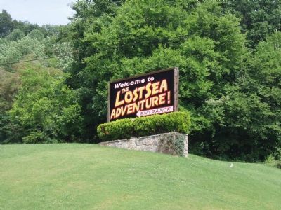 Lost Sea entrance sign.. Click for full size. Lost Sea entrance sign. image. Click for full size.