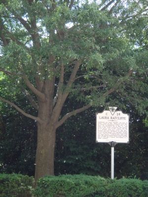 Laura Ratcliffe Marker. Click for full size. Laura Ratcliffe Marker image. Click for full size.