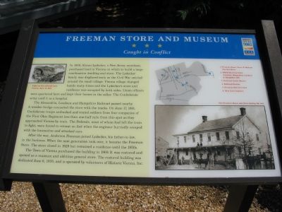Freeman Store and Museum Marker image. Click for full size.
