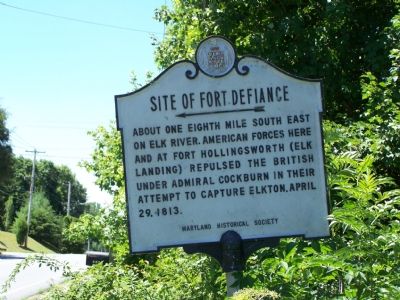 Site of Fort Defiance Marker image. Click for full size.