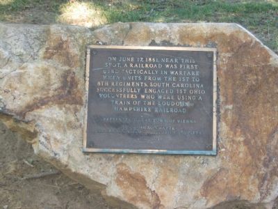 Vienna Railroad Battle Marker Marker image. Click for full size.