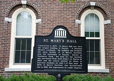 St. Mary's Hall Marker image. Click for full size.