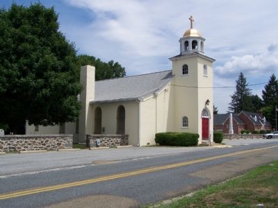 St. Mark's Episcopal Church and Cemetery. Click for full size. St. Mark's Episcopal Church and Cemetery image. Click for full size.