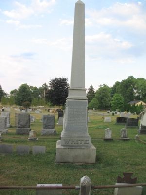 Elijah V. White's Grave Site in Union Cemetery image. Click for full size.