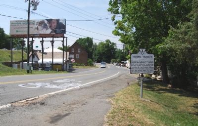 Marker located 50 feet east of Route 1. Click for full size. Marker located 50 feet east of Route 1 image. Click for full size.