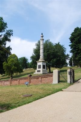 Marker is located in the National Cemetery. Click for full size. Marker is located in the National Cemetery image. Click for full size.