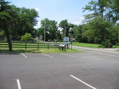 Two Civil War Trail Markers at St. Mary's Church, Barnesville image. Click for full size.