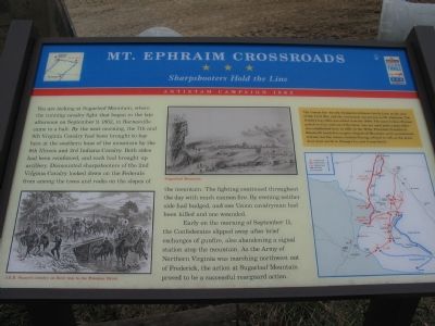 Mt. Ephraim Crossroads Marker image. Click for full size.