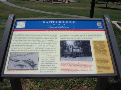 Gaithersburg Marker. Click for full size. Gaithersburg Marker image. Click for full size.