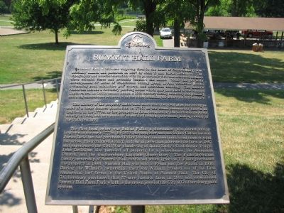 Summit Hall Farm Marker. Click for full size. Summit Hall Farm Marker image. Click for full size.