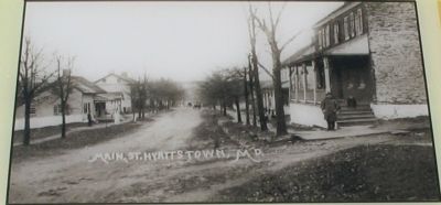 Downtown Hyattstown - 19th Century View image. Click for full size.