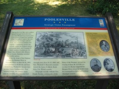 Poolesville Marker image. Click for full size.