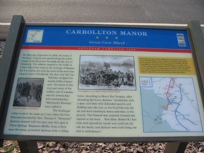 Carrollton Manor Marker image. Click for full size.