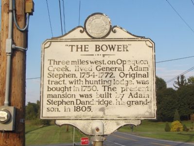 "The Bower" Marker. Click for full size. "The Bower" Marker image. Click for full size.