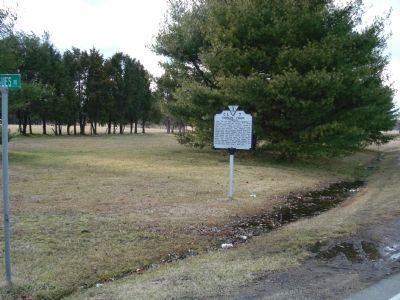 Wider view of the German Town Marker. Click for full size. Wider view of the German Town Marker image. Click for full size.