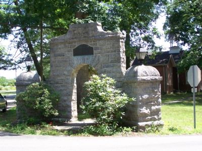 Stockton / Rush Memorial Gate. Click for full size. Stockton / Rush Memorial Gate image. Click for full size.