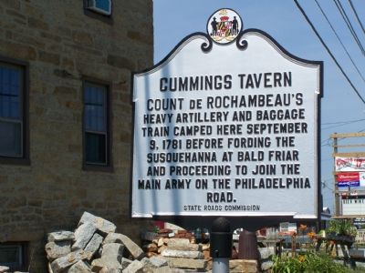 Cummings Tavern Marker image. Click for full size.