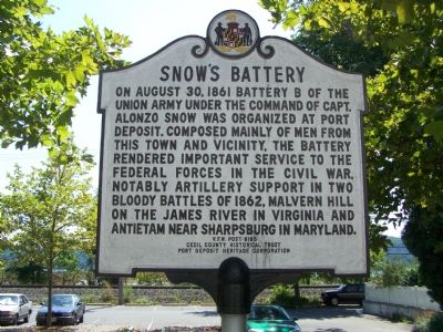 Snow's Battery Marker image. Click for full size.