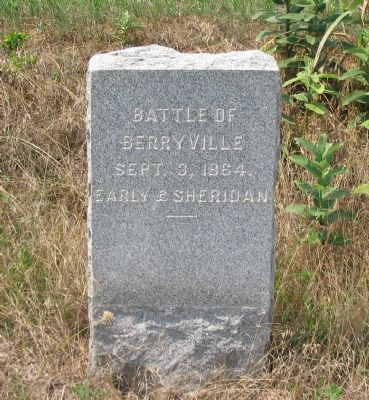 Battle of Berryville Marker. Click for full size. Battle of Berryville Marker image. Click for full size.