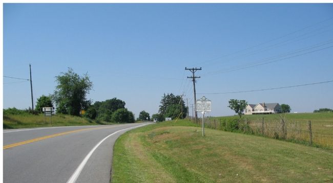 Virginia Begins Just Beyond Marker. Click for full size. Virginia Begins Just Beyond Marker image. Click for full size.
