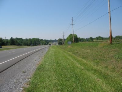 Markers J1 and J14 on Highway 340 North of Berryville image. Click for full size.