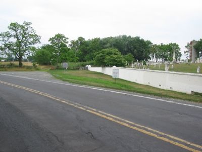 Church and Cemetery Site. Click for full size. Church and Cemetery Site image. Click for full size.