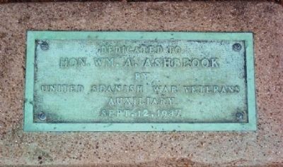 Honorable William Albert Ashbrook Marker image. Click for full size.