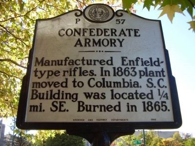 Confederate Armory Marker image. Click for full size.
