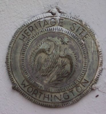 Worthington Heritage Site Marker image. Click for full size.