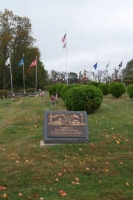 Floral Hills All American Veterans Marker and Flags. Click for full size. Floral Hills All American Veterans Marker and Flags image. Click for full size.