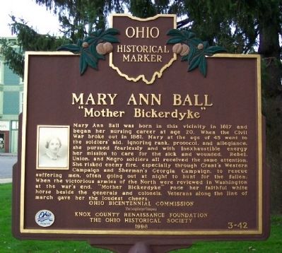 Mary Ann Ball Marker image. Click for full size.