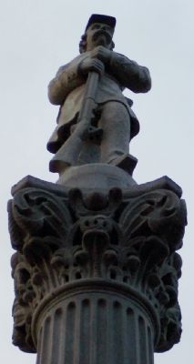 Civil War Soldiers Monument Statue image. Click for full size.