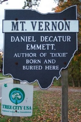 Mt. Vernon Corporation Limit Marker image. Click for full size.