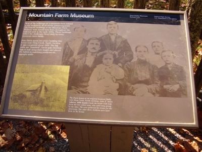 Mountain Farm Museum Marker image. Click for full size.