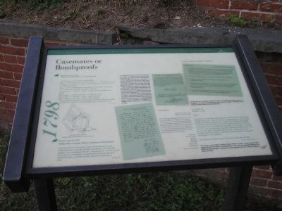 Casemates or Bombproofs Marker image. Click for full size.