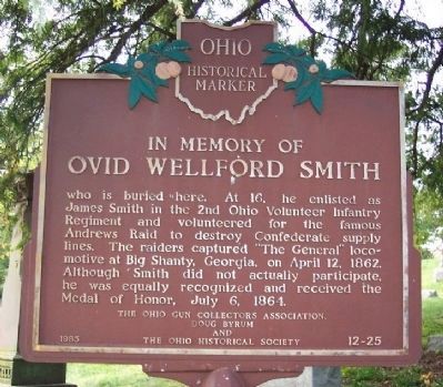 Ovid Wellford Smith Marker. Click for full size. Ovid Wellford Smith Marker image. Click for full size.